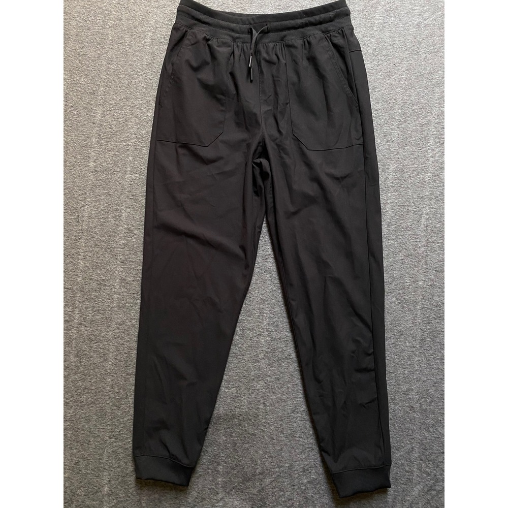 Wonder Nation Boys Black Active Jogger Pants XL 14-16 Nylon Performance Stretch